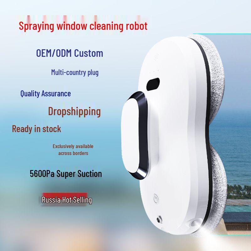 

Smart Remote-Controlled Automatic Window Cleaning Robot Europe Standard белый