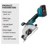 21V 125mm 5 Inch Brushless Electric Circular Saw Cordless Portable Electric Saw Adjustable Wood Cuttiing Machine
