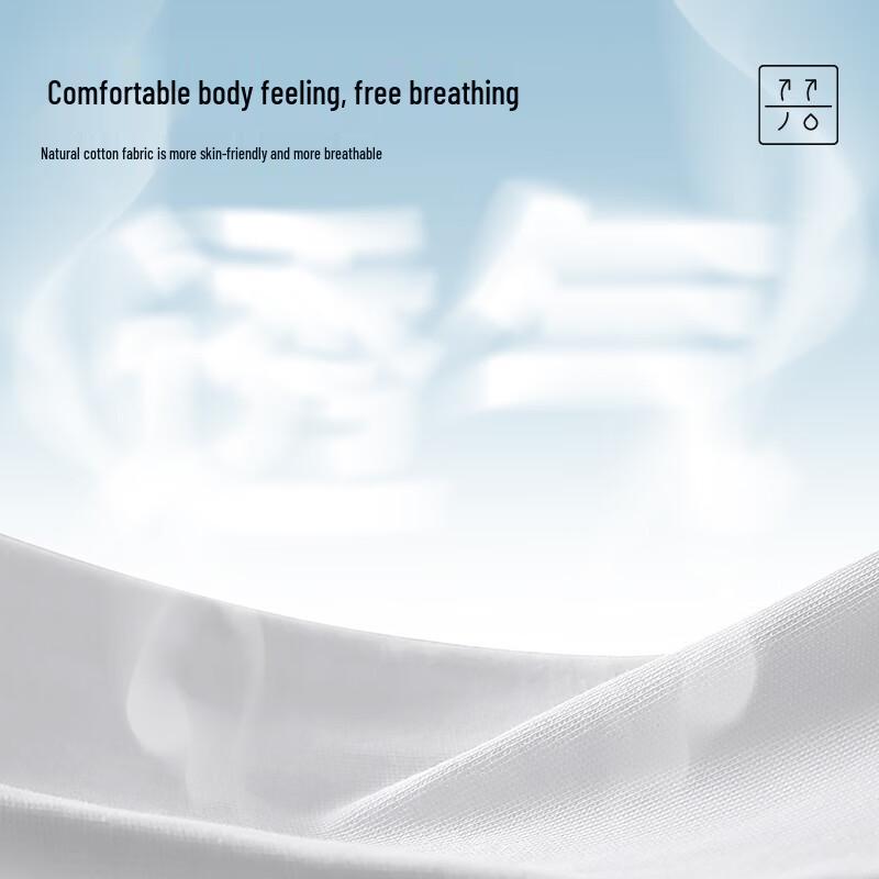 MARK FAIRWHALE Men's 200G Heavyweight Letter Print Cotton T-Shirt