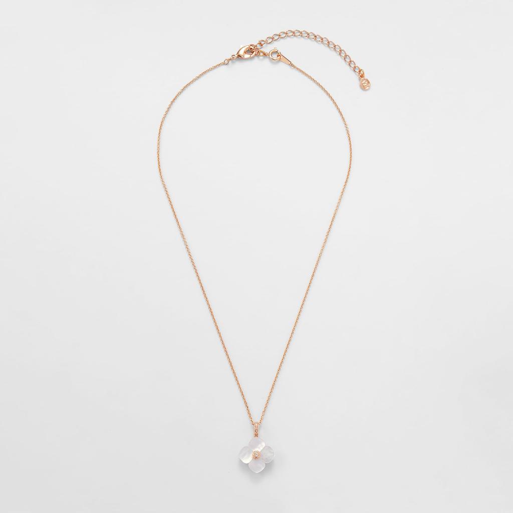 Shell Flower Reversible Necklace VBMP401540XP Elegant Gift [Vendome Boutique] [Official] Women's
