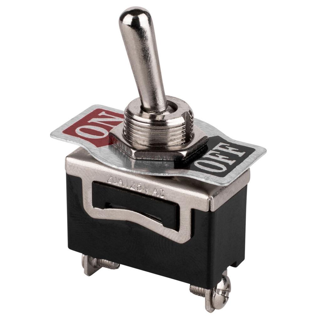 2/1Pcs 12V Auto Toggle Switch Boat Marine Heavy Duty Toggle Flick Switch W/ Waterproof Cover ON/OFF Car Dash Metal SPST TerminalSwitches Seat 3
