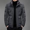 Down Jacket Men's Winter Fashion Stand Up Collar White Duck Down Warm Jacket Winter Style