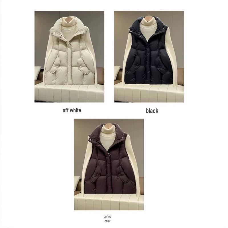 2025 Women's Lightweight Down Vest: Slimming Design, Stylish Outerwear