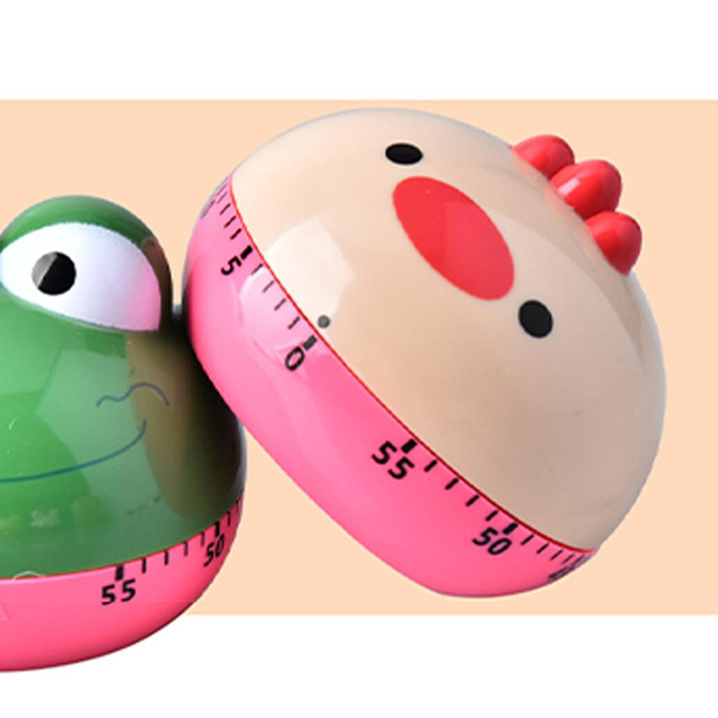 Mechanische Küchentimer Cartoon Tierform Genau 60 Minuten Manueller Timer für Studenten