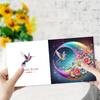 12PCS DIY Diamond Painting Greeting Card Set Rhinestone Diamond Art Mosaic Postcards Thank You Cards and Holiday Blessings