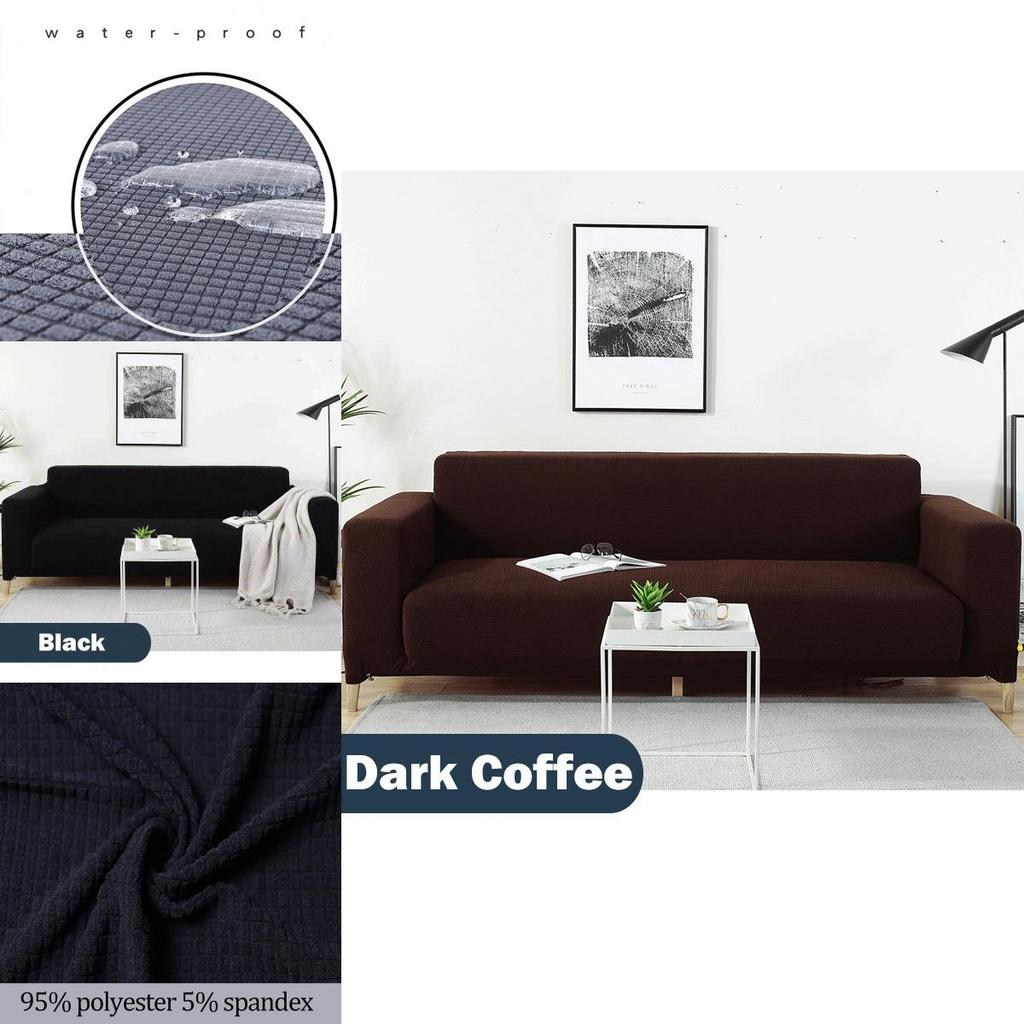 Premium Elastic Stretch Waterproof Sofa Covers For 1 To 4 Seater Furniture Protection
