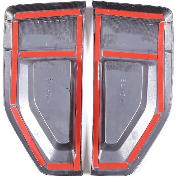 Door Front Side Fender Vents Air Outlet Cover Trim Compatible with Ford Maverick 2022-2025, Car Exterior Decoration Accessories (Carbon Fiber