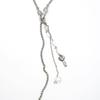 821WEBSERVICE love lock tie necklace