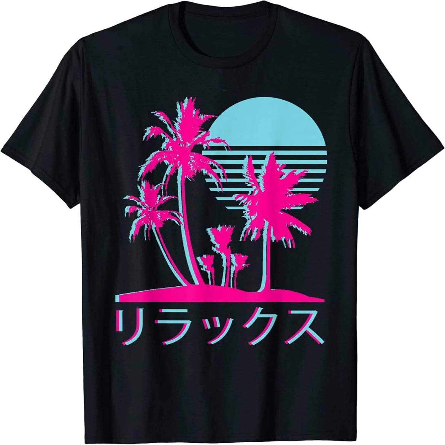Limited Aesthetic Vaporwave Retro 1980s 1990s Otaku T Shirt Black XS чёрный