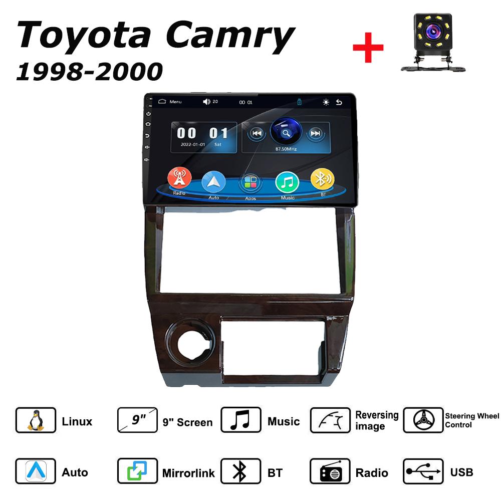 Car Radio Multimedia MP5 Player Head Unit Stereo BT For TOYOTA CAMRY 1998-2000