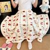 Soft Plush Double-Sided Blanket Baby Toddler Sofa Bed Cozy Fleece Throw 70x100 100x150 150x200 200x230cm