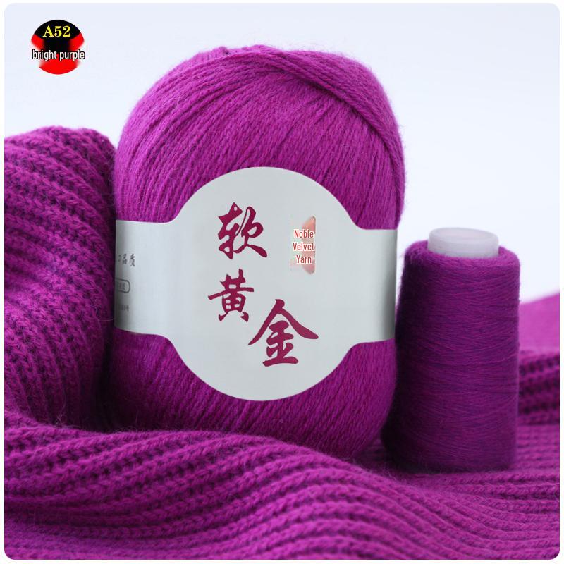 Buy One or Two Skeins, Get One or Two Free: Cashmere Hand-knitting Yarn, Three-ply Medium-thick Wool Yarn for Scarves.