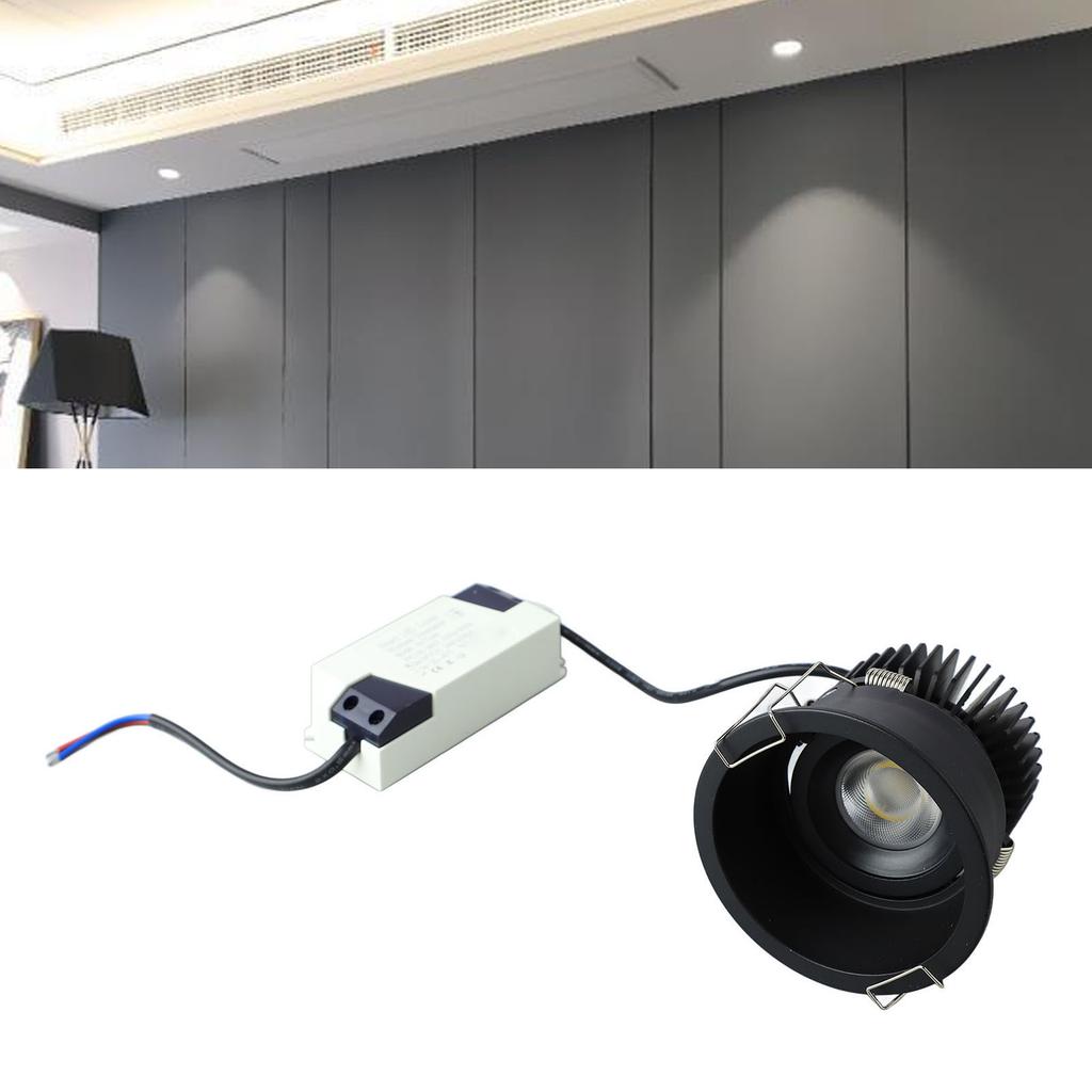 10W Recessed LED   for   Light Absorption 30 degrees    100 to 265V Embedded Downlight for Living Room Hotel