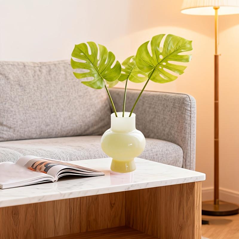 1pc Bohemian Style Pink Glass Vase, Minimalist Vintage Design for Hydroponic Fresh Flowers, Irregular Shape, Ideal for Home