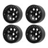 4Pcs RC Wheel Rim 1.9 Inch Aluminum Alloy Stable RC Car Wheel Hub for Axial SCX10 II III Black