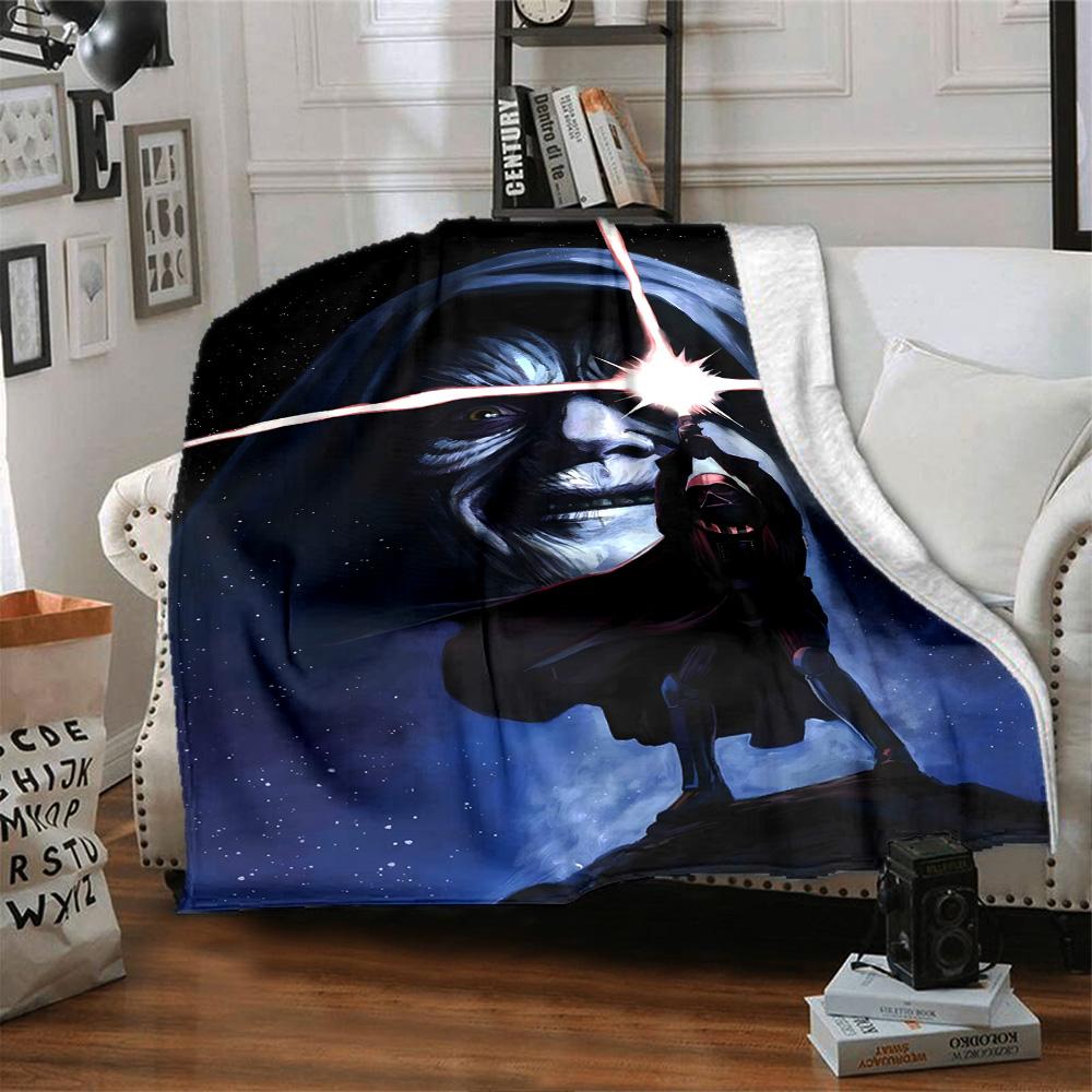 Star Wars Blanket Soft Cozy Suitable for Chair Couch Office Chair Four Seasons Multipurpose Modern Style Gift for Travel Home Birthdays