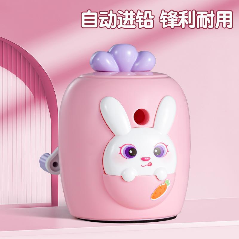 Cute Cartoon Animal Shaped Durable Manual Pencil Sharpener For Kids Students