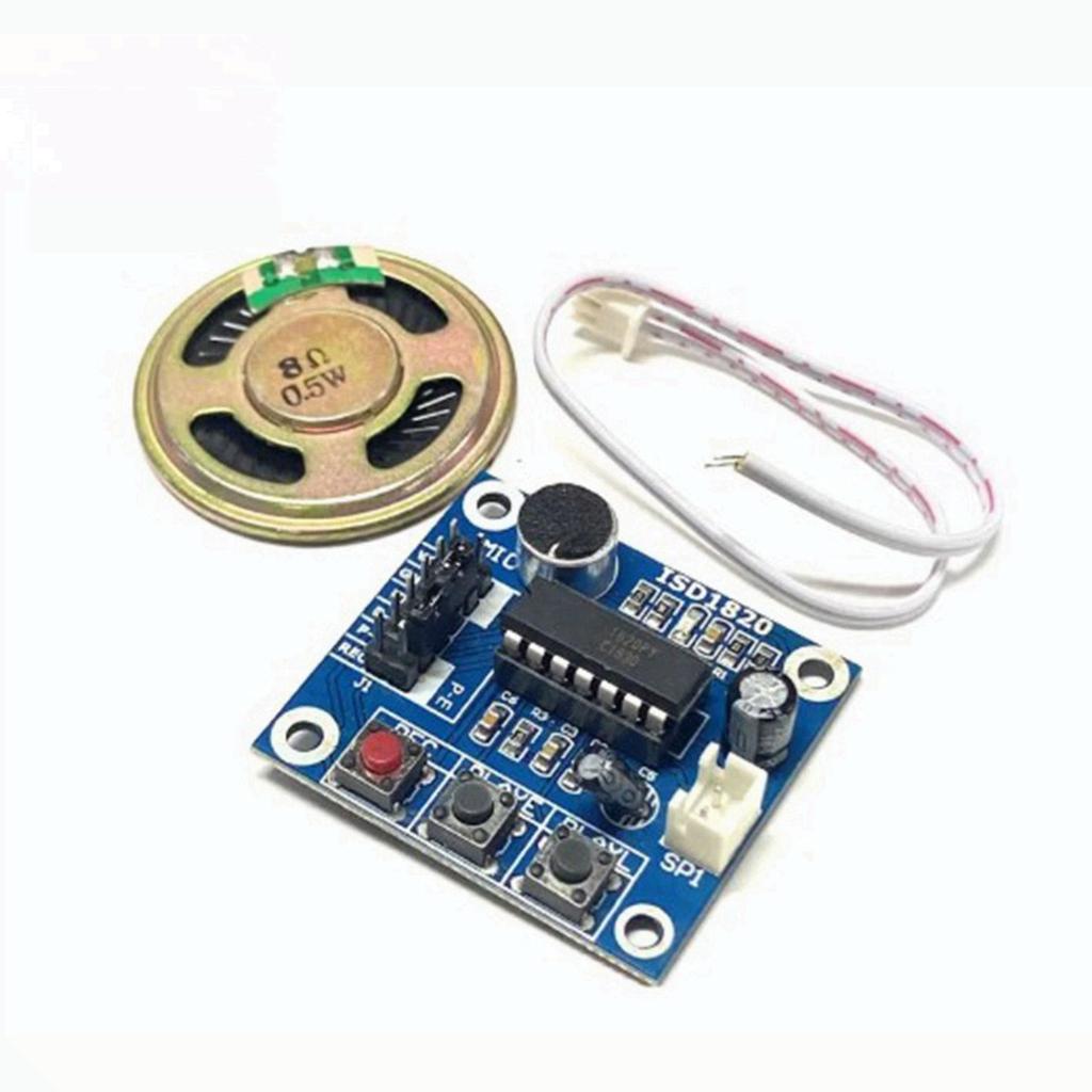 Onboard Mic 0.5W Speaker ISD1820 Voice Recording Playback Module