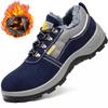 Indestructible Men Shoes Anti -Puncture Safety Shoes Work Sneakers Male Hiking Shoes Anti -Smash Steel Toe Shoes Security Footwear