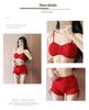 Korean Style Bow Bikini Cover-Up Set for Women – Sun Protection Swimwear
