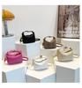 2024 New Fashion Retro Small Square Bag Street Style Pu Shoulder Bag