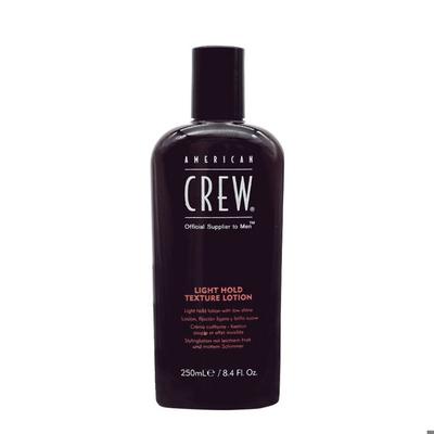 Lotion Coiffante - AMERICAN CREW - Lighthold Texture Lotion - Tenue Légère - Cheveux Fins - 250 Ml