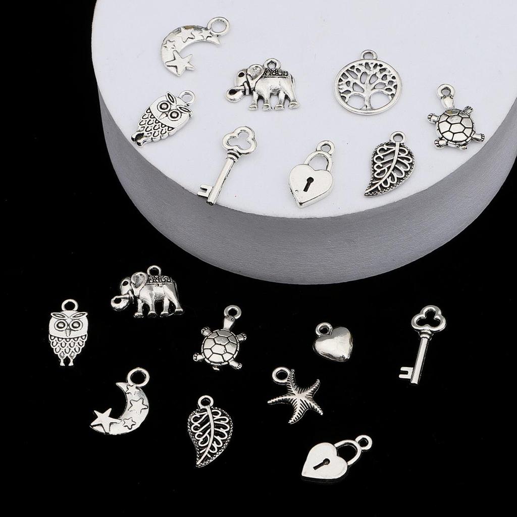 20 Stück Überzug aus Silberlegierung, Zubehör für die Herstellung von Schmuckkomponenten, DIY-Halskette, Armband, Ohrring