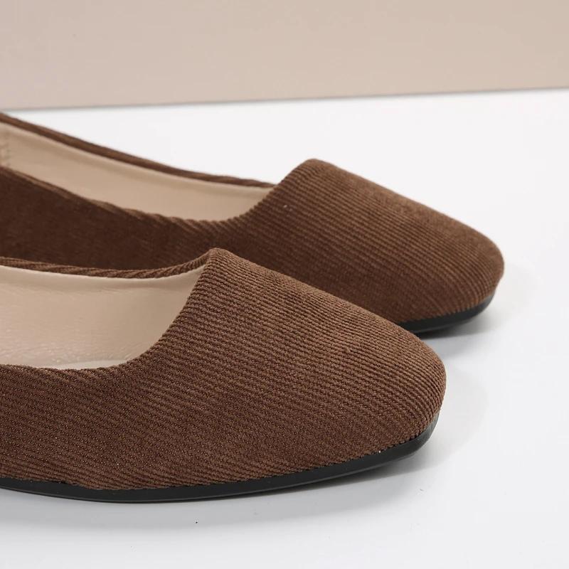Fashion Spring and Summer Fashion New Sexy Solid Color Flat Bottom Women's Comfortable Round Toe Casual Elegant Popular Walking Shoes