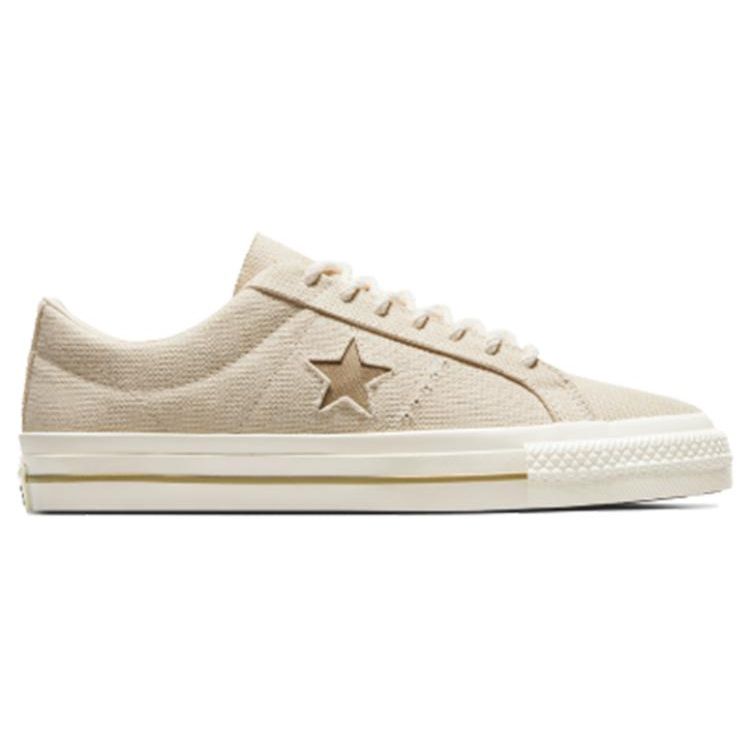 Converse One Star Pro Beige White A06073C Unisex Low Top Skateboarding Sneakers