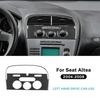 Echte Zachte Koolstofvezel Sticker LHD Auto Centrale Luchtuitlaatpaneel Voor Seat Altea 2004 2005 2006 2007 2008 Interieur Accessoires
