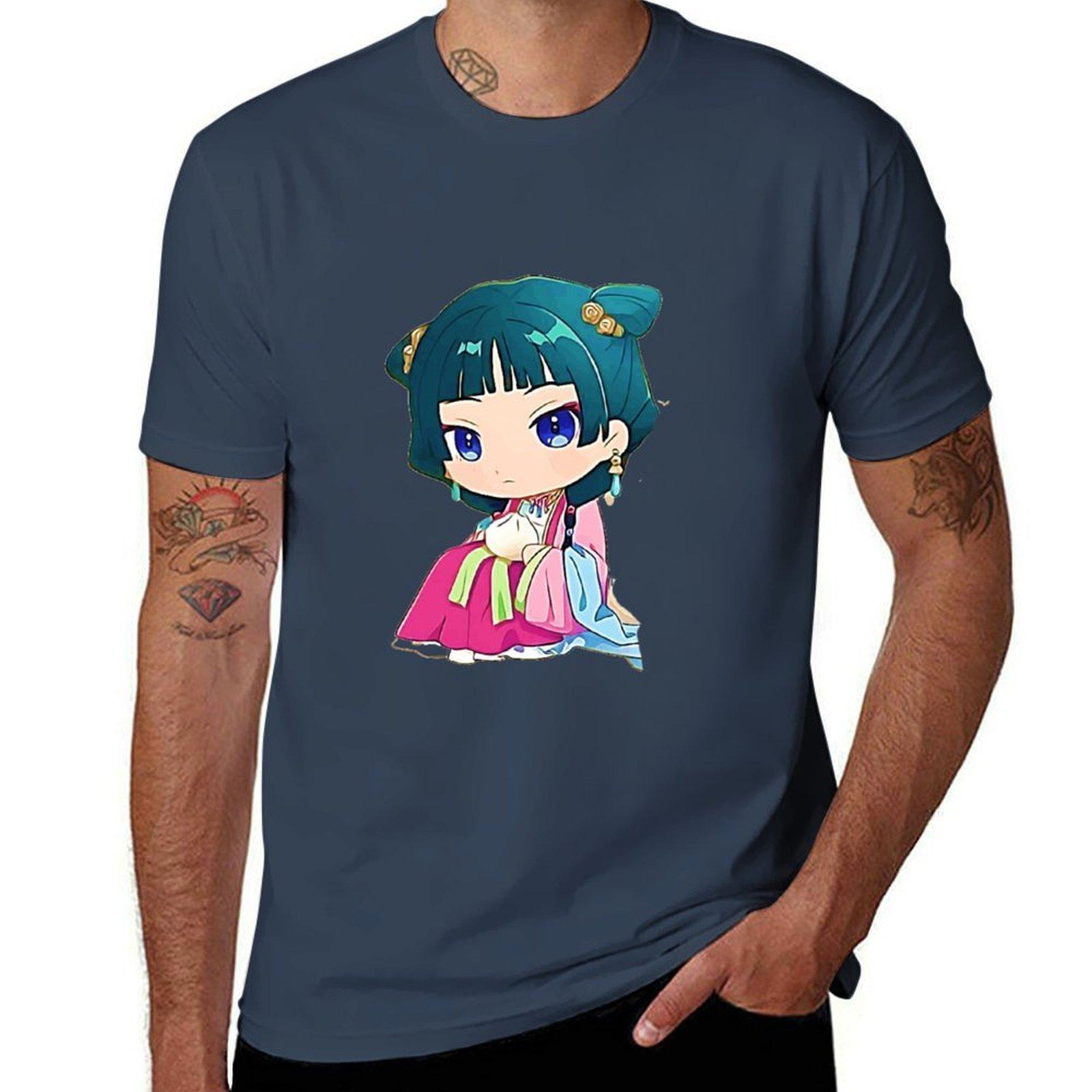 The Apothecary Diaries Fanart Characters Tshirt Soft Stretch Short Sleeve Top S