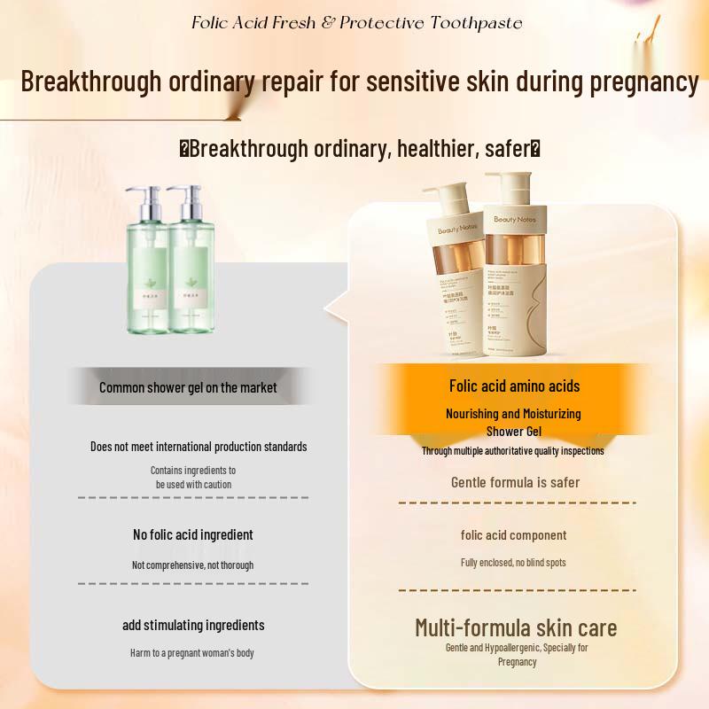 BEAUTY NOTES Folic Acid Moisturizing Body Wash