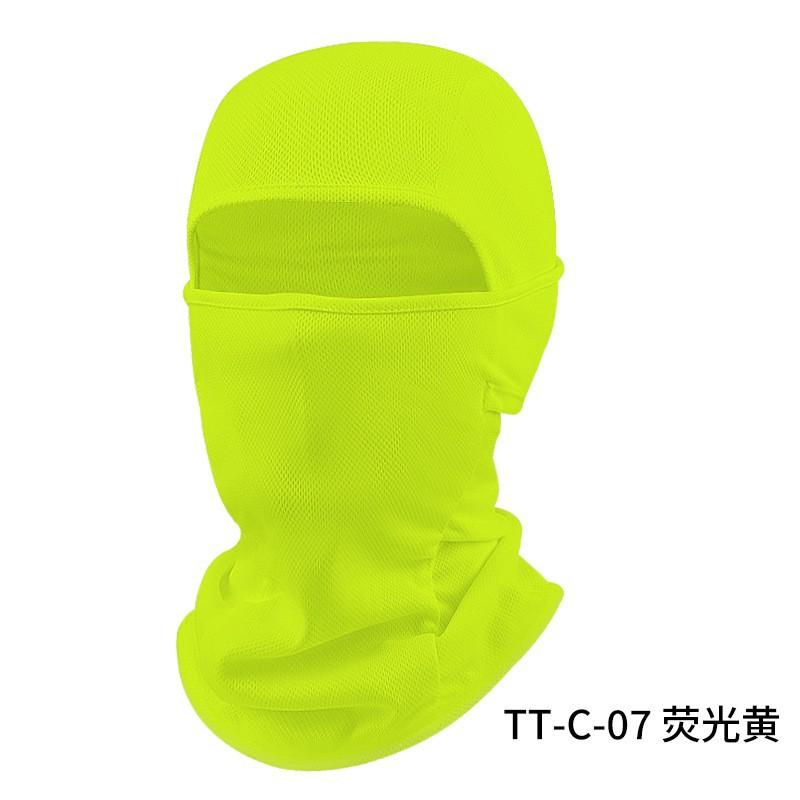 Summer riding headgear moisture wicking motorcycle sunscreen mask breathable quick drying face protection lining