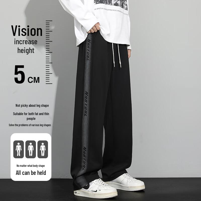 NASA GISS Men's Loose Fit Straight Leg Athletic Pants