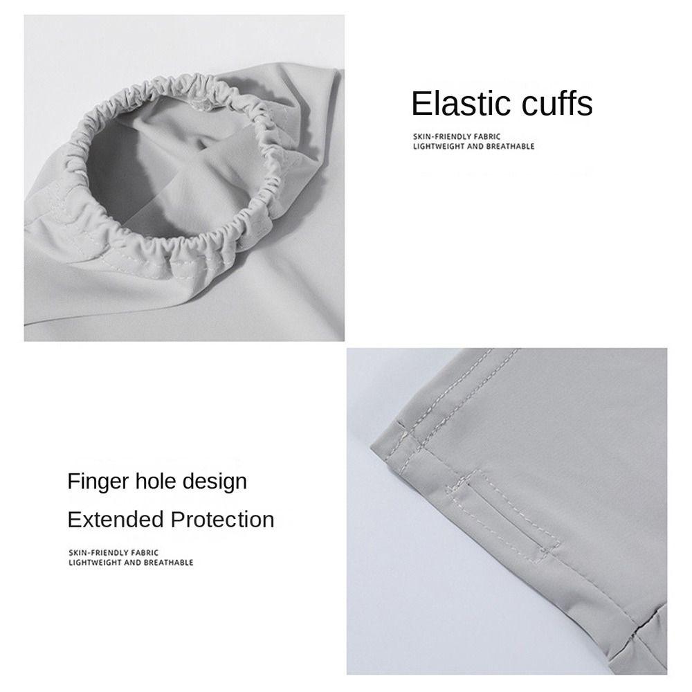 UPF 50+ Sun Arm Sleeves Breathable Arm Covers Summer Ice Silk Arm Sleeves  Outdoor