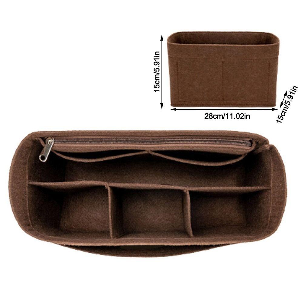 Plstěná vložka do tašky, vícekapesní, velkokapacitní úložná taška se zipem, vnitřní taška pro LV Speedy25/30/35/Gentlewoman