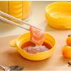 Portable Mini Sauce Dish Set With Chopstick Rest Dustproof Stackable Plastic Food Container For Kitchen