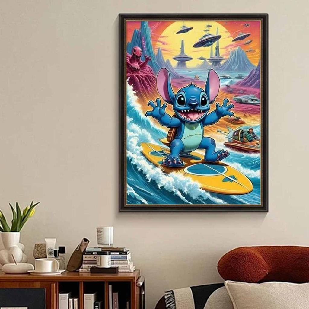 5D Diy Diamond Painting Stitch on The Surf Full Drill Rhinestones Mosaic Embroidery Handmade Products Home Decor Gift
