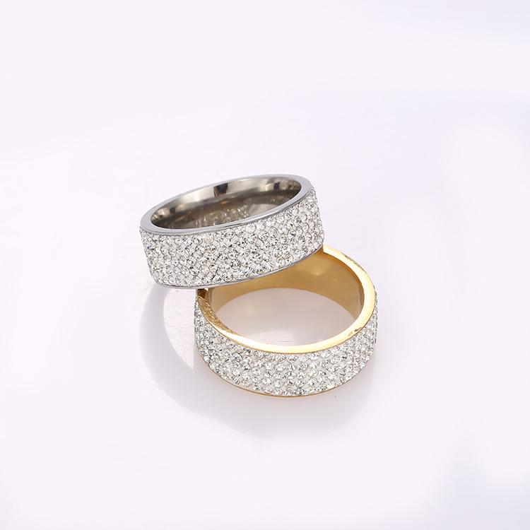 Buy Fashion Jewelry Weight Loss Ring Stainless Steel Crystal Wedding