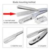 Men Shavel Razors Edge Stainless Steel Sharp Barber Razor Professional Manual Shaver Shaving Safety Beard Cutter Shaving Tools