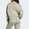 Adidas Tiro Material Mix Track Jacket With Stand-Up Collar And Long Sleeves Women Jacket Pebble-Grey IS4578