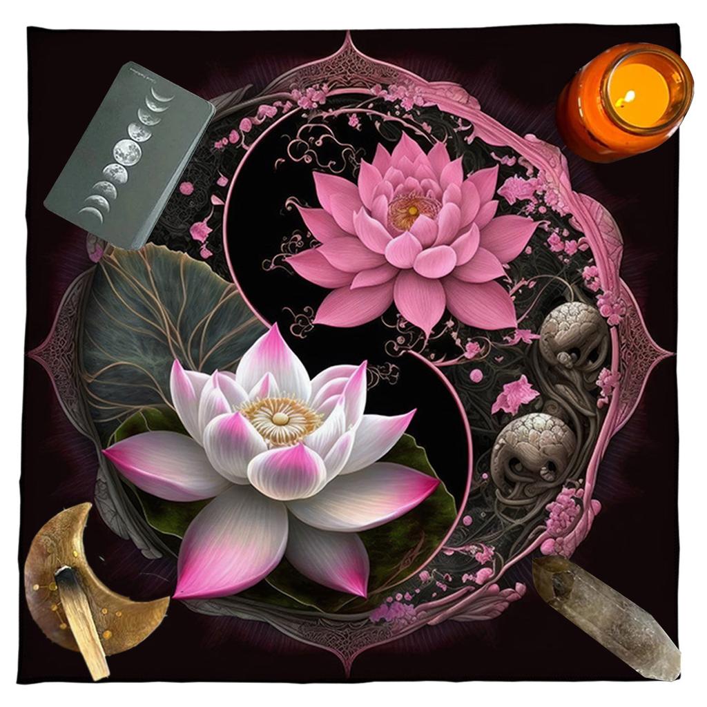 Divinations Cards Table Cloth Tapestry Flower TaiChi Tarot Tablecloth Astrologys Witchcrafts Deck Cloth Wall Decor
