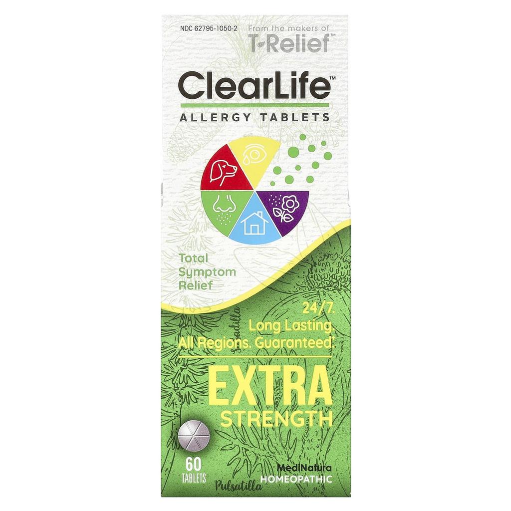 Clearlife Allergietabletten, Extra Stärke, 60 Tabletten