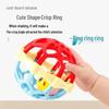 Boilable Soft Rubber Baby Dumbbell Rattle & Teether (0-1 Year Old)