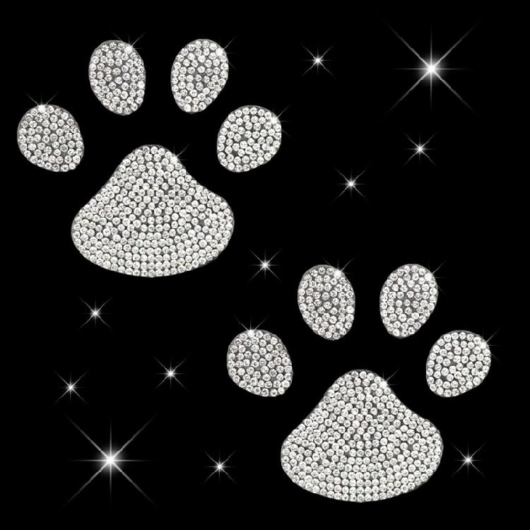 Shine Crystal Car Bumpers Sticker Decal Glittering Rhinestones Laptop Decoration