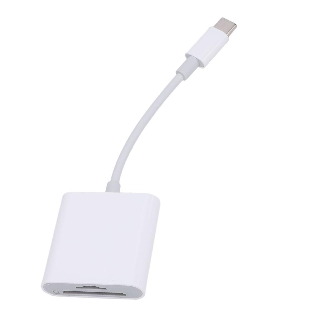 2 in 1 USB C Adapter Card Reader Support Camera Storage Card Memory Card for Phones Laptops Read Speed 500MB S Plug and