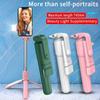 Bluetooth Selfie Stick with Tripod Stand Remote Wireless Phone Holder and Built-in Beauty Fill Light for Cell Phone Photography