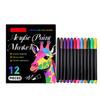 The Marker Pen Has Bright Colors  , Strong Covering Power  , Can Be Used For Drawing Immediately After Removing  ,12ML