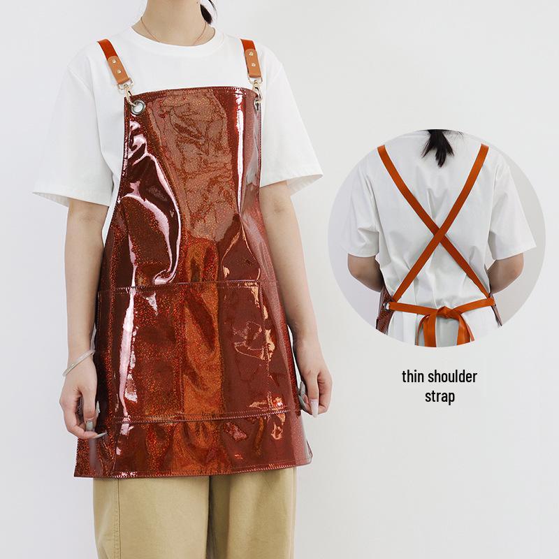 

Custom Logo Waterproof Apron for Hairdressing, Dyeing, and Nail Art
