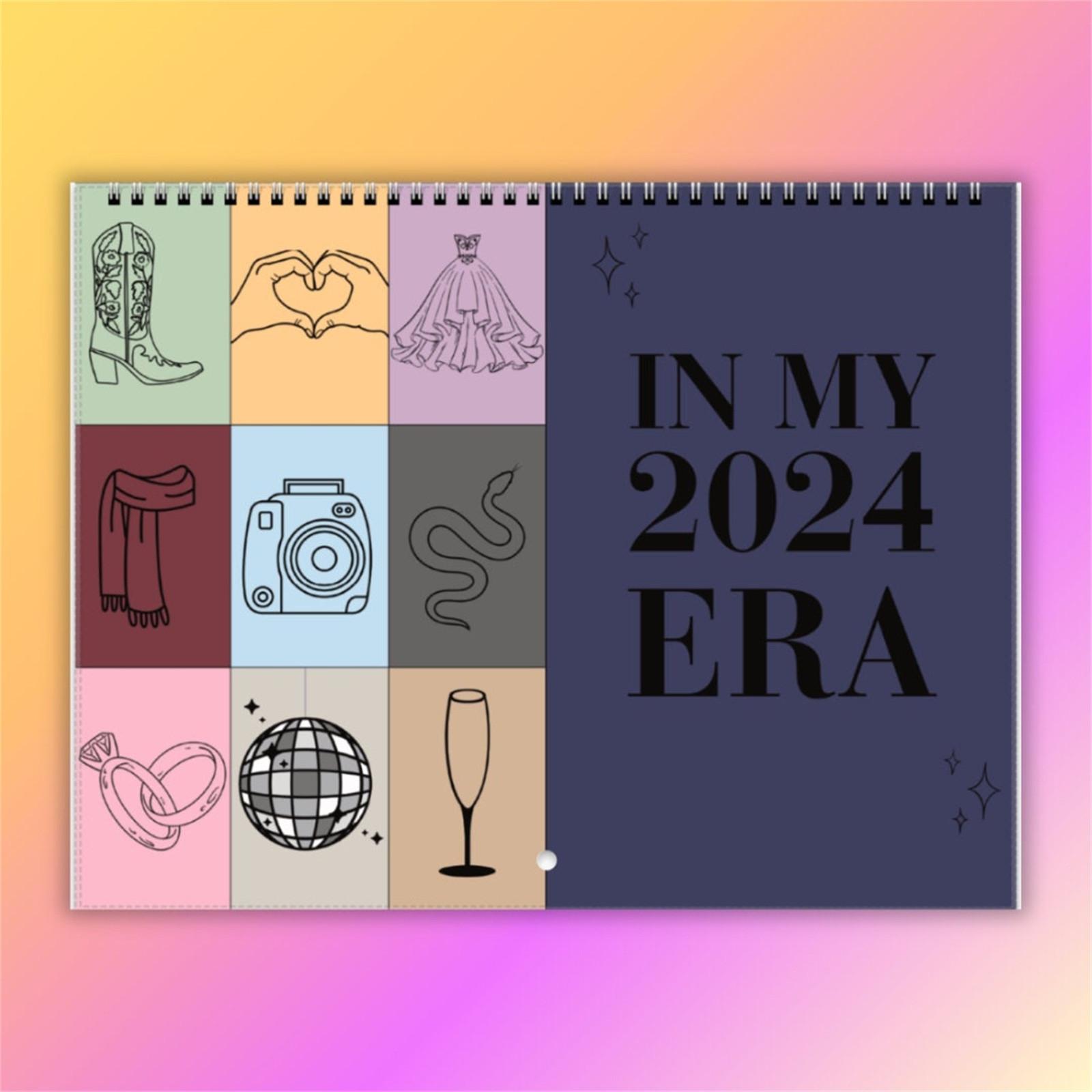Calendar 2024, Music Posters Album Cover Poster Calendar Canvas Wall Art Calendar One Size
